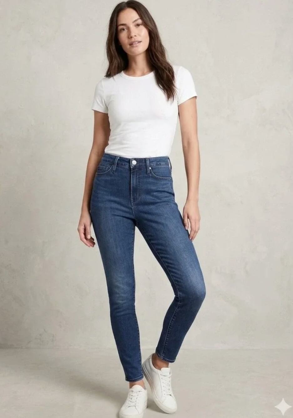 Athleta Sculptek Skinny Jeans Dark Wash Size 2